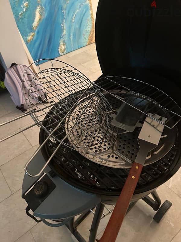 BBQ Zenet Electric Charcoal Grill 5