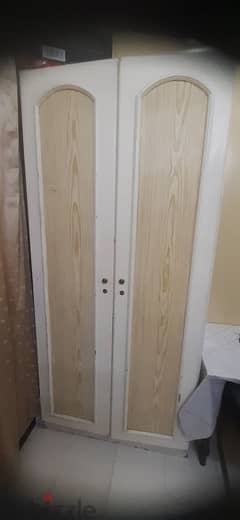 2 nos 2 door cupboards or wardrobes for sale. 0