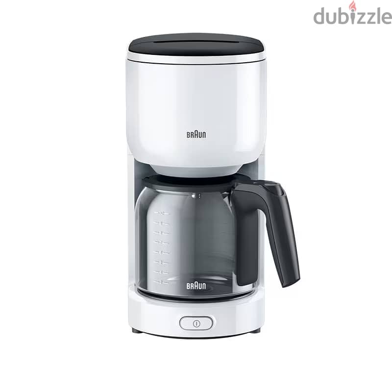 Braun Coffee Maker, 1000W, White, KF3100 3