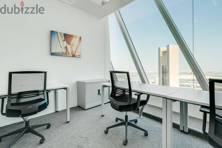 Find office space in BAHRAIN, United Tower for 4 persons with everyth 8