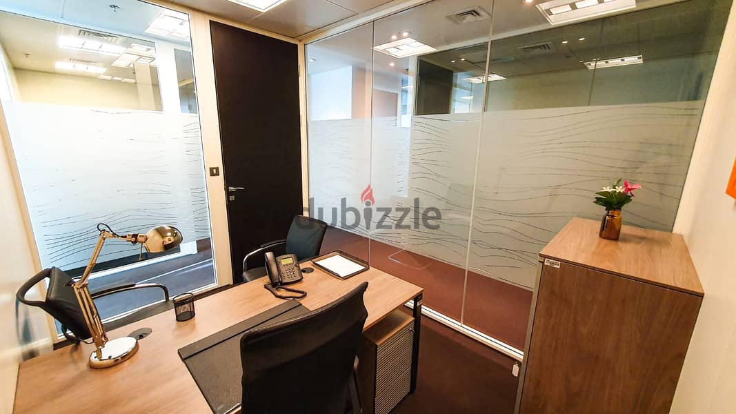 Professional office space in BAHRAIN, Financial Harbour on fully flex 6