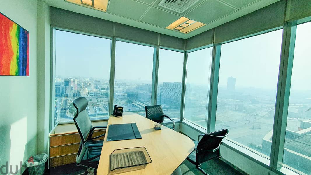 Professional office space in BAHRAIN, Financial Harbour on fully flex 8