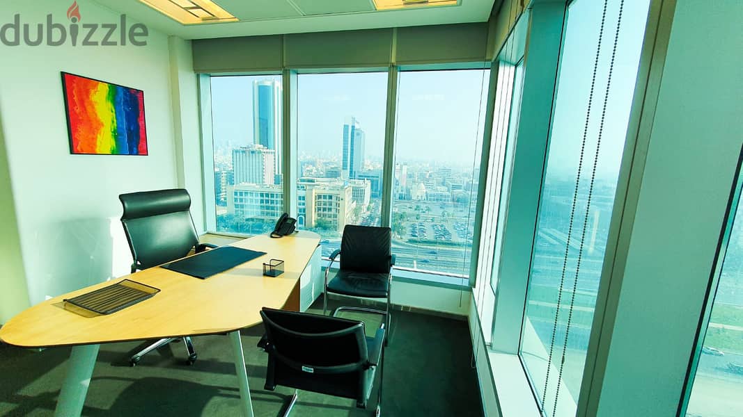 Professional office space in BAHRAIN, Financial Harbour on fully flex 9