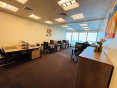 Move into ready-to-use open plan office space for 15 persons in BAHRA 0