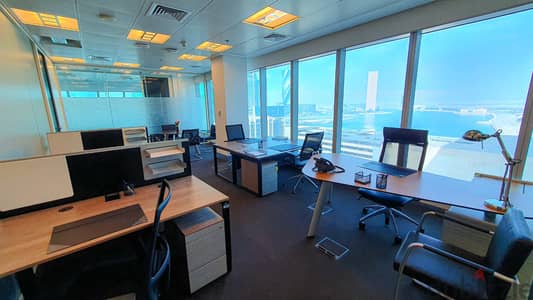 Move into ready-to-use open plan office space for 15 persons in BAHRA