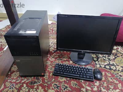 16gb ram 125 ssd 500hddfull pc set