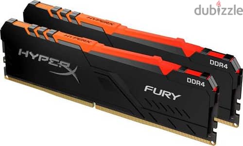 Kingston HyperX Fury RGB 32GB (2 x 16GB) 3200MHz DDR4 CL16 (Kit of 2)