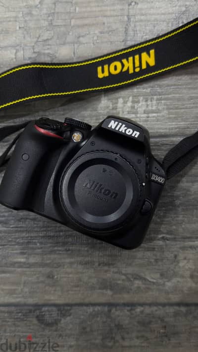 Nikon 3400d with 2 lenses