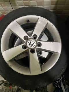 honda civic rims with tyres 0