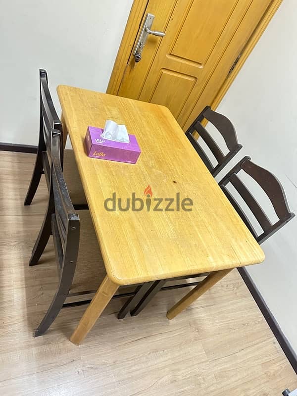 DINING table with 4chair 1