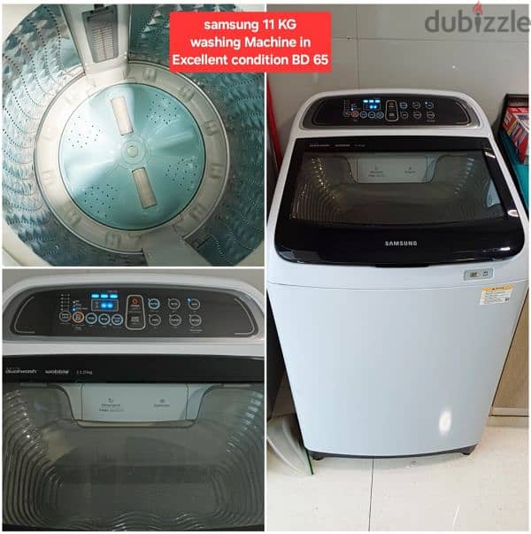 Samsung 11kg Washing machine and other items for sale with Delivery 0