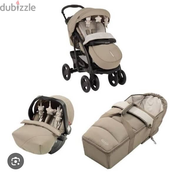 graco  3 in 1 travel system - like new 0