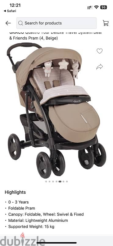 graco  3 in 1 travel system - like new 5