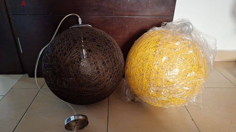 ceiling hanging  lamps new not used both 10bd 1