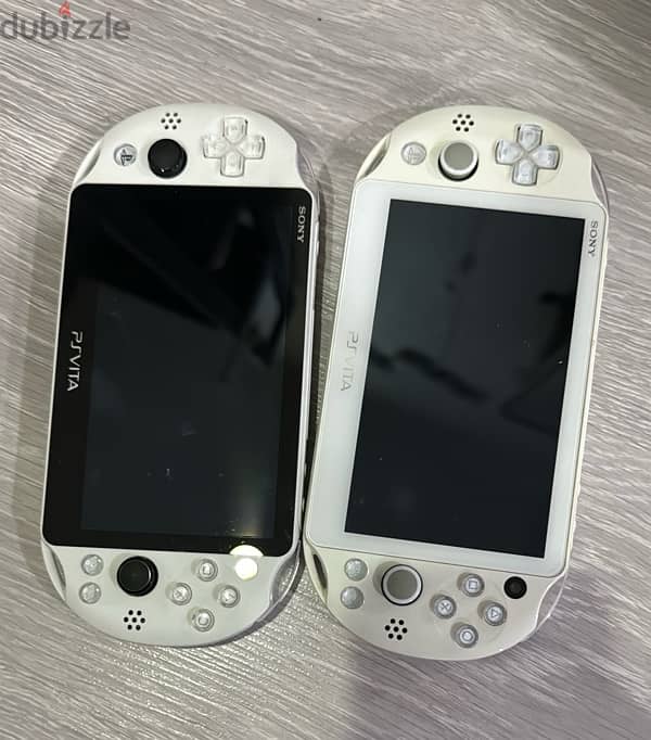 sony PSVITA 2000 slim, full white , hacked 128gb 0