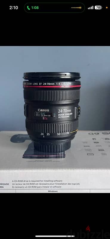 for sale canon Rp - 24-70mm - 50 mm - 14mm 1.8 - 24-105 Rf