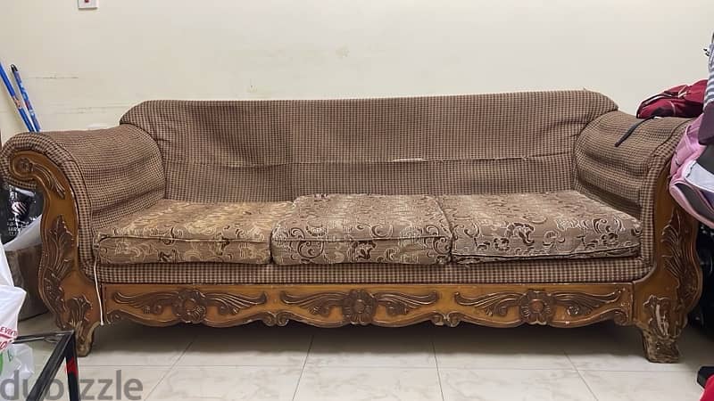 king size sofa +medium size sofa +cupboard 1