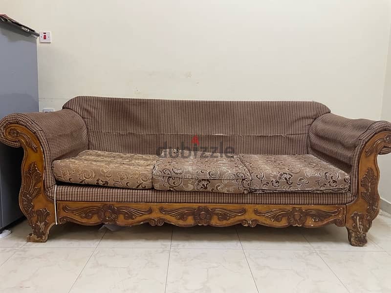 king size sofa +medium size sofa +cupboard 9