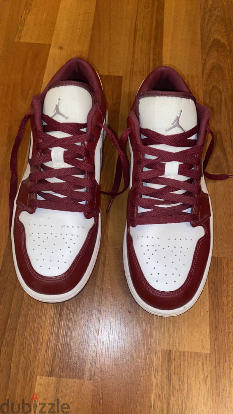 Jordan Air 1 Low Bordeaux Size EU 45 US 11 1