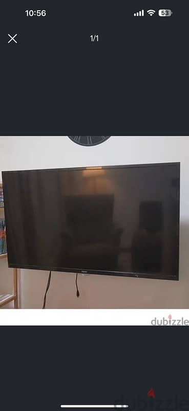 Haier 40inch good condition tv with power cable and remote no box 0