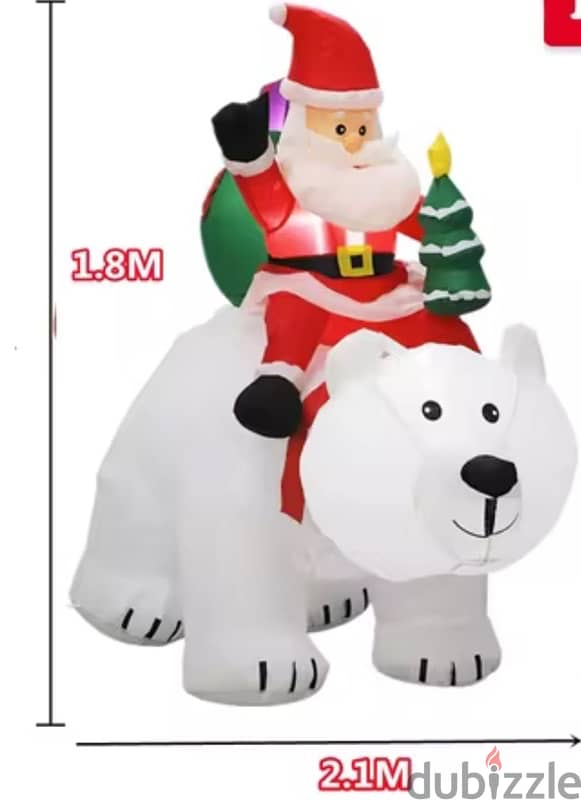 Santa polar Christmas decoration 1