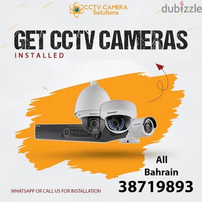 Get CCTV cameras installed at your home or business premises,