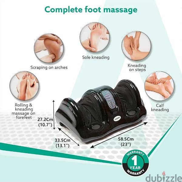 Electric Foot Massager And Knee Massager  For Deep Pain Relief and Rel 2