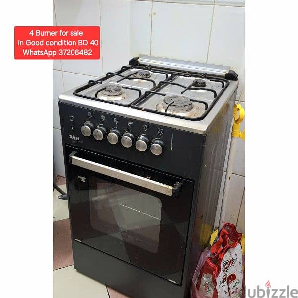 Whirlpool 1.5 ton split ac and other items for sale with Delivery 3