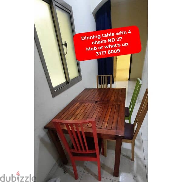 6 chair dinning table and other household items for sale with delivery 7