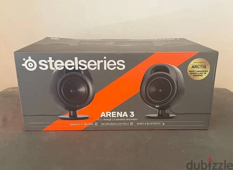 SteelSeries Arena 3 Gaming Speakers New 0