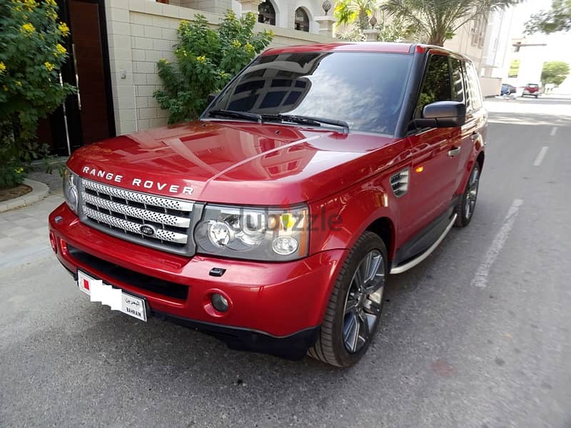 Range Rover Sport 4.2 L V8 2008 Red 4 Wheel Drive Well Maintained Urge 4