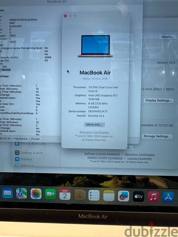 MacBook Air corei5 2018 1