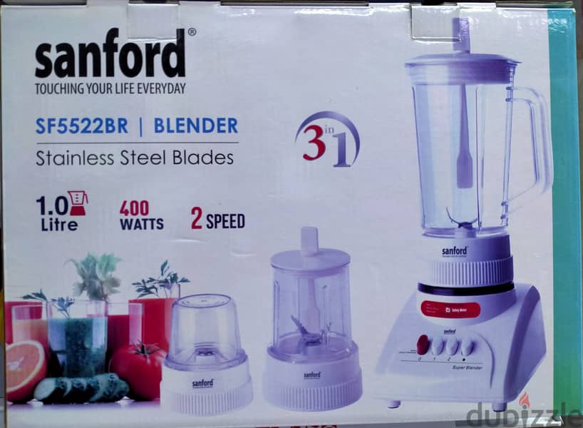 Sanford Blender 3 In 1 400w 0