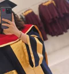 uob graduation gown used once 0