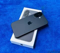 iPhone 16 black 128 gb only 3 days ues full warranty from apple  cable 0