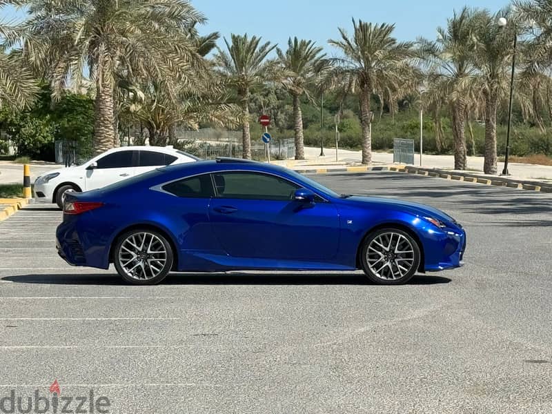 Lexus RC 2016 blue 2