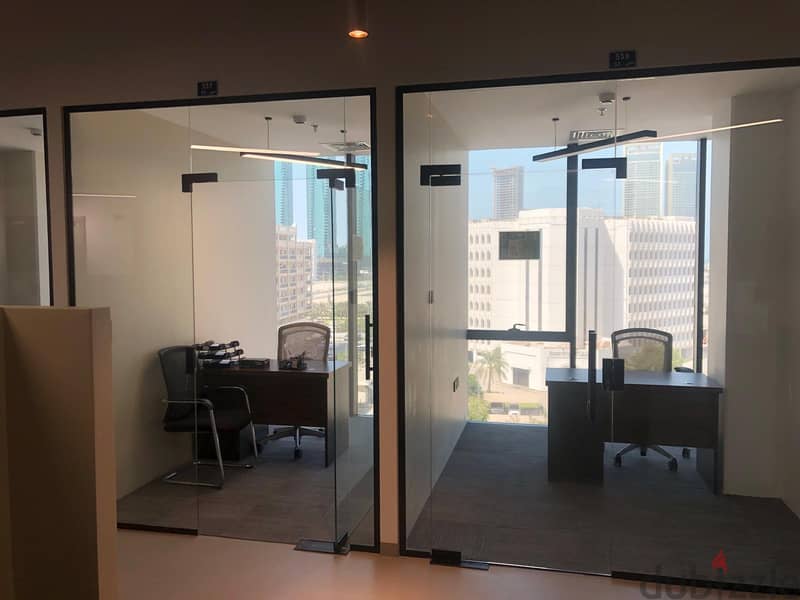 Closed Office Space With Commercial CR address Starting From @ 115 BD 5