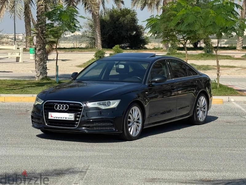 Audi A6 2013 black 1