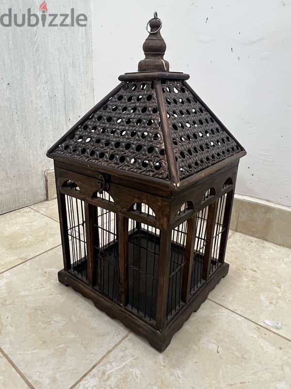 wood & metal strong cage 1