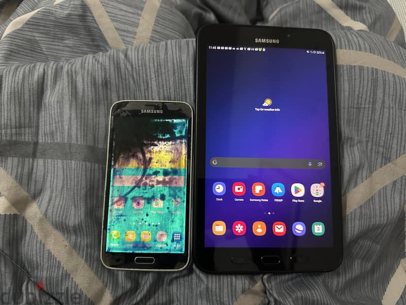 2 samsung devices 0