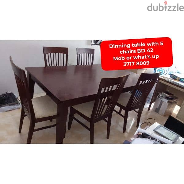 Dinning table and other household items for sale 0