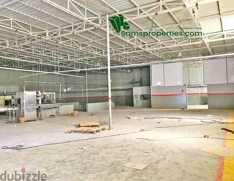 Bahrain yard rent with warehouse, workshop, Office,  Accommodation 2