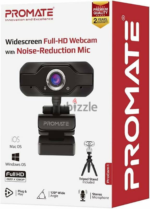 Promate Pro Cam Full HD 1080P 0