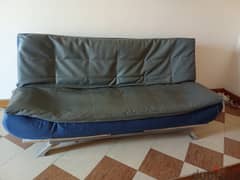 Leather sofa bed 0