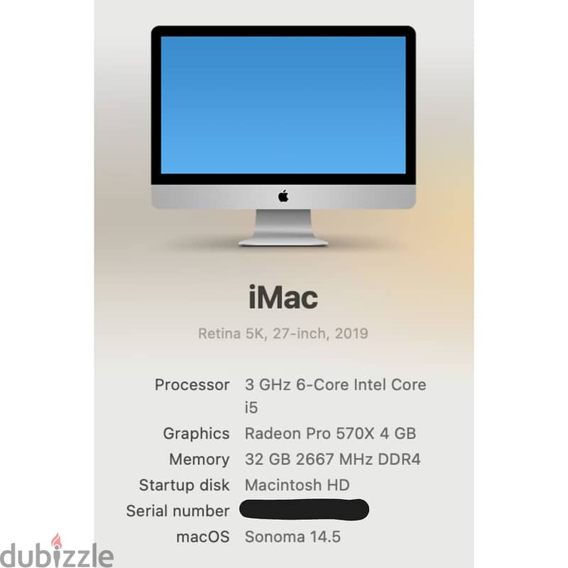 Apple iMac 27-inch (2019) ,Retina 5K, 1TB Fusion Drive 8th Gen 0