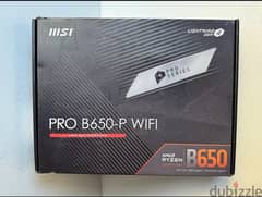 MSI PRO B650-P WIFI ATX AM5 Motherboard Open Box 0