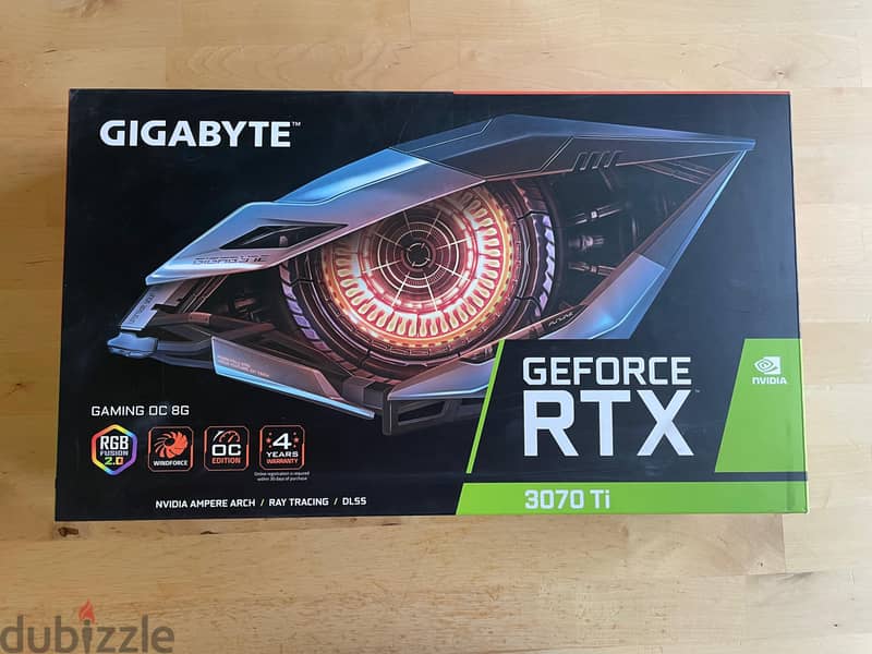 GIGABYTE GeForce RTX 3070Ti OC 8GB GDDR6 Graphics Card - Preowned 7