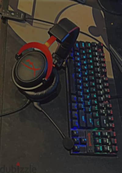 For sale gaming keyboard & mouse / للبيع كيبورد وماوس قيمنق