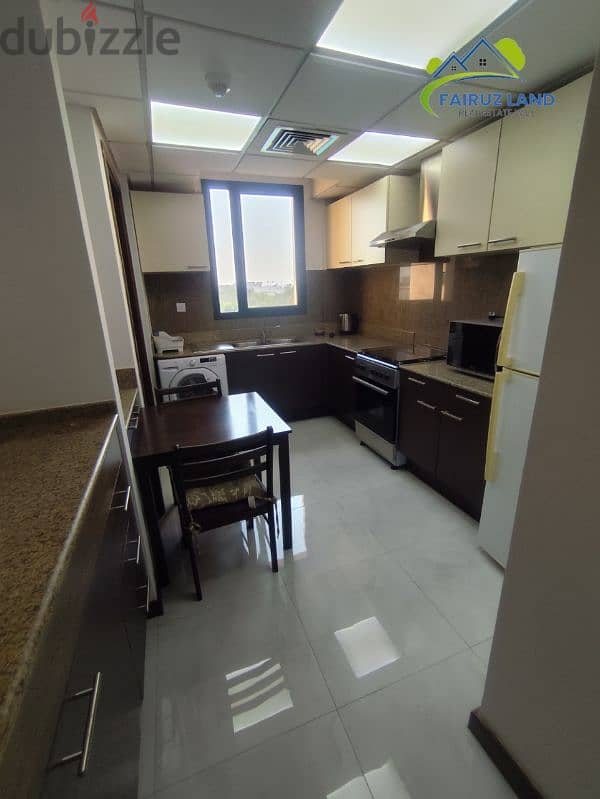 furnished flat one room & hall @ amwaj 320 bd includes ewa 35647813 4