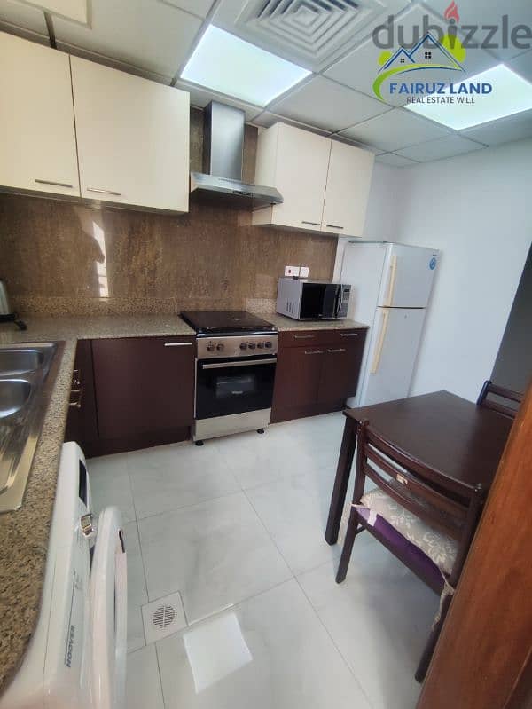 furnished flat one room & hall @ amwaj 320 bd includes ewa 35647813 8